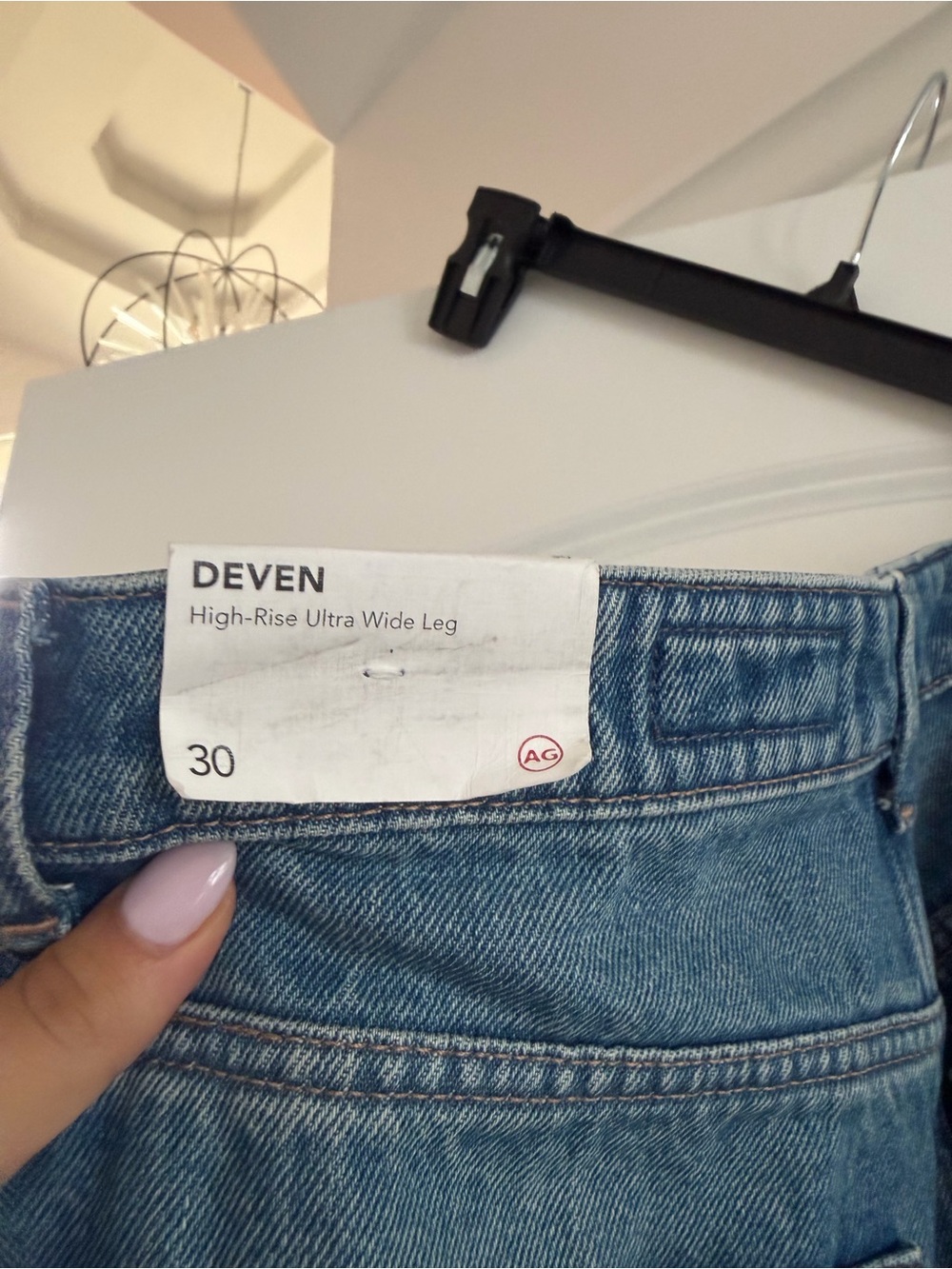 AG Deven High-Rise Wide Leg Jeans - Picture 6 of 6
